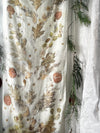 Fall Flurry - Wide and Long Silk Scarf 21" x 70"